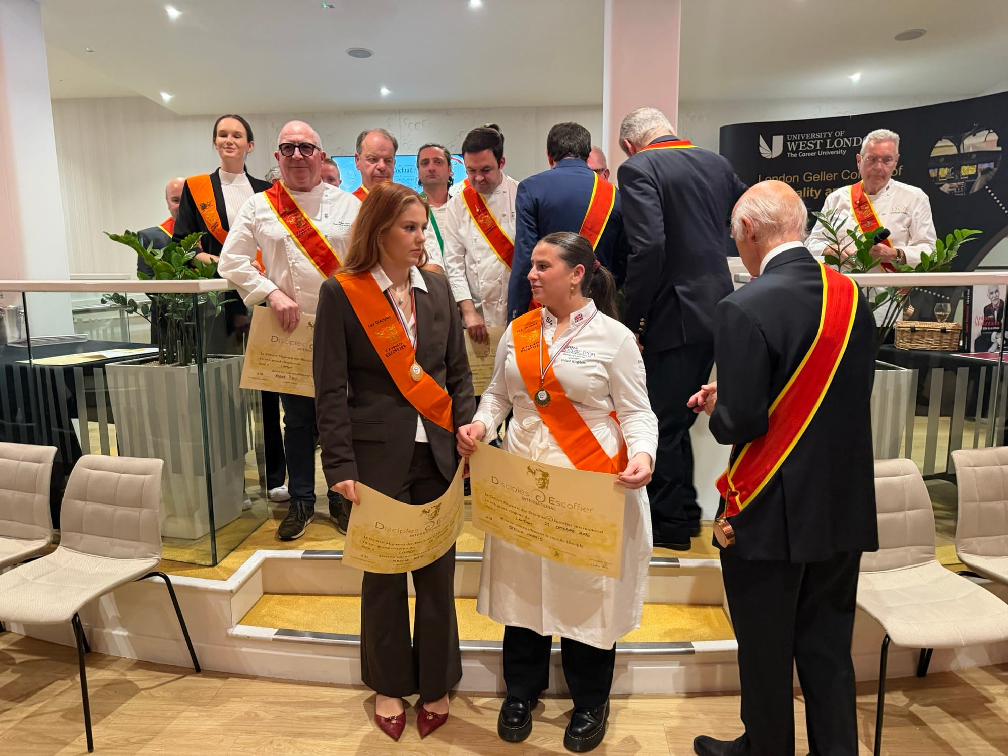 Remise des écharpes et diplômes Young Talent Escoffier