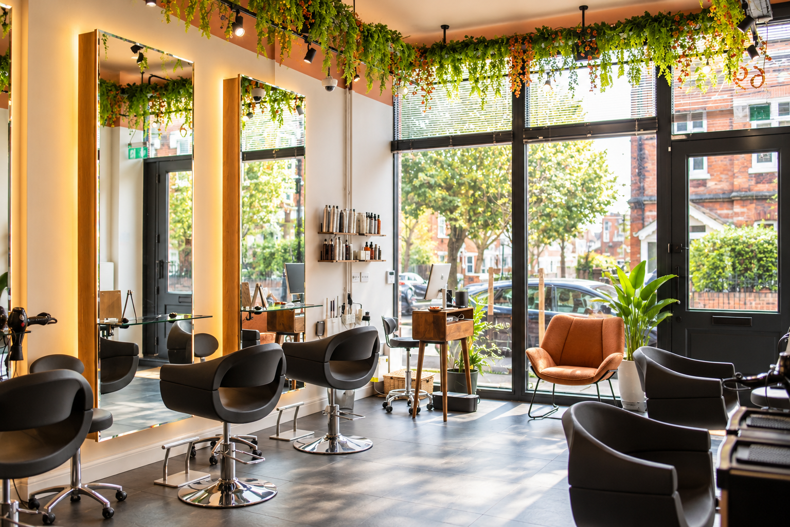 Intérieur lumineux et végétalisé de Margaux Salon