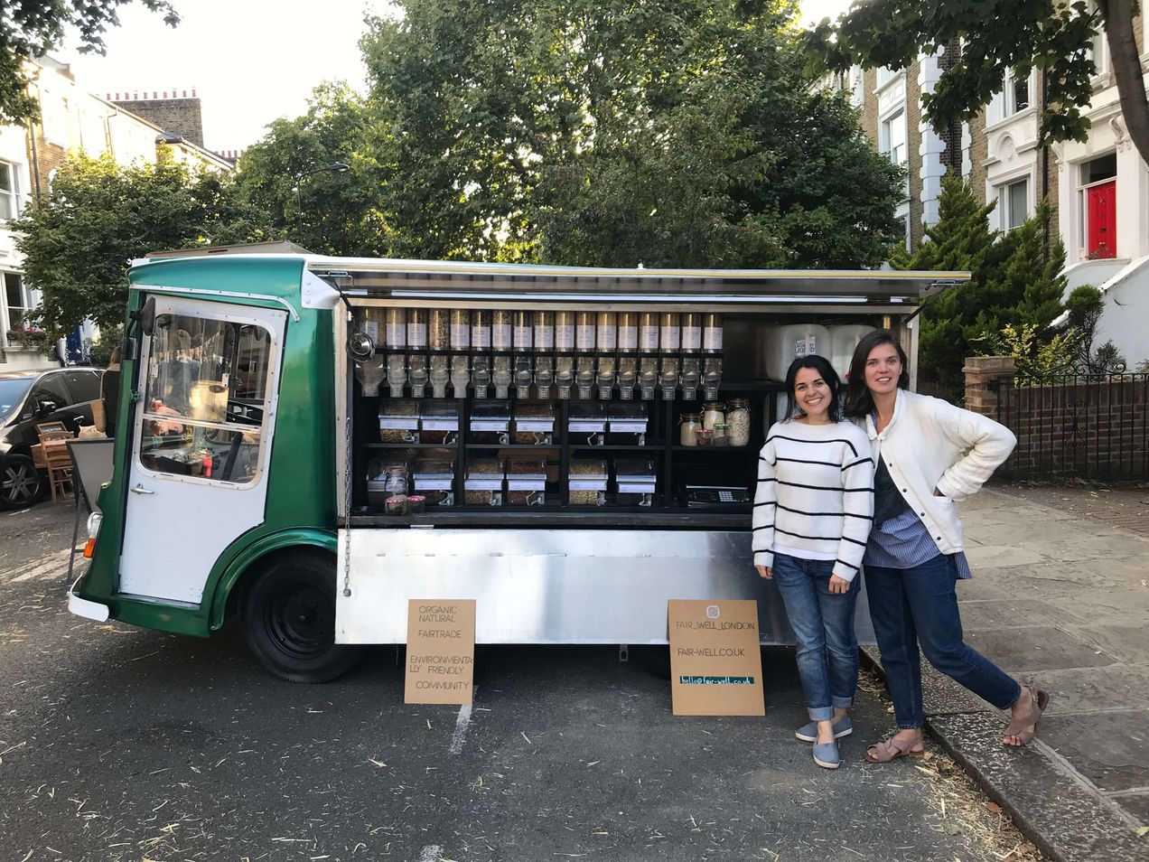 Fair-Well : un « van en vrac » éco-responsable devant chez soi