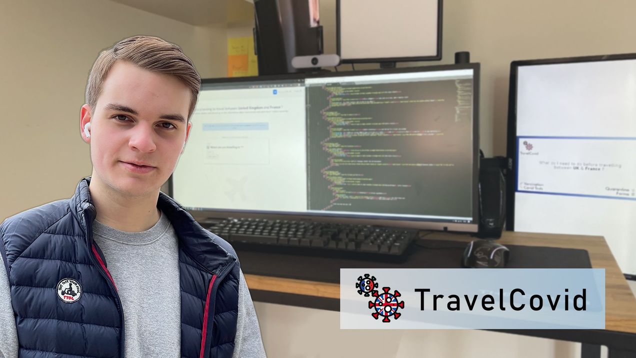 Thibaut Genet, TravelCovid, une aide pour tous