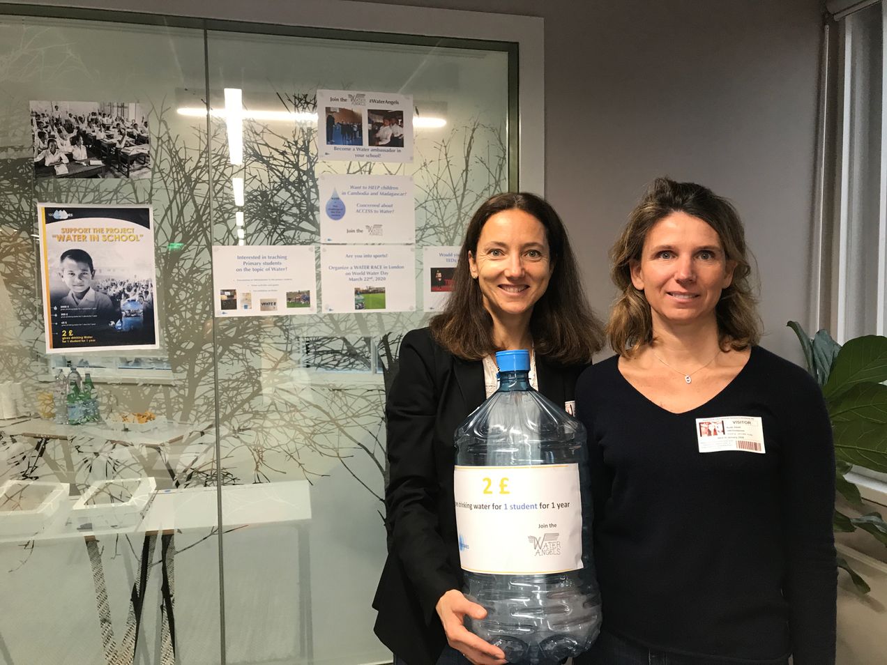 Chrystèle Jacqmarcq et Aude Zibell, fondatrices de l’ONG 1001fontaines UK.