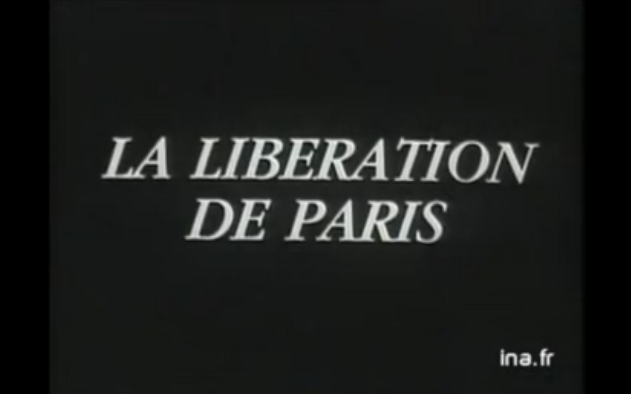 La libération de Paris 1944