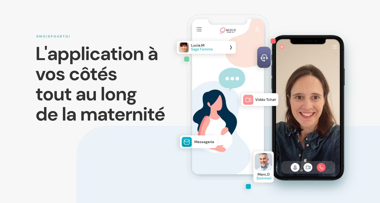 9moispourtoi- l'application à vos côtés tout au long de la maternité