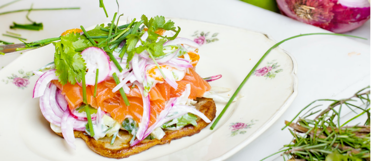 Tartine estivale saumon avocat