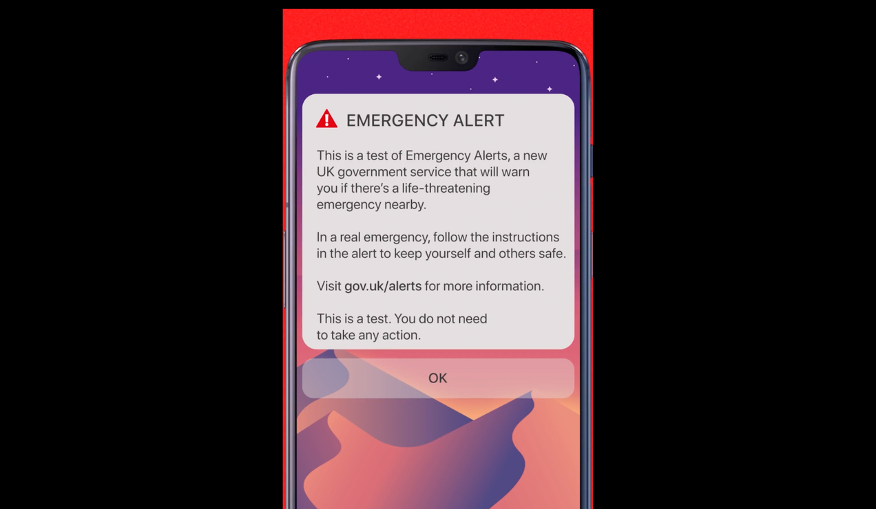 Le Royaume-Uni teste un nouveau système d'alerte sur les téléphones portables