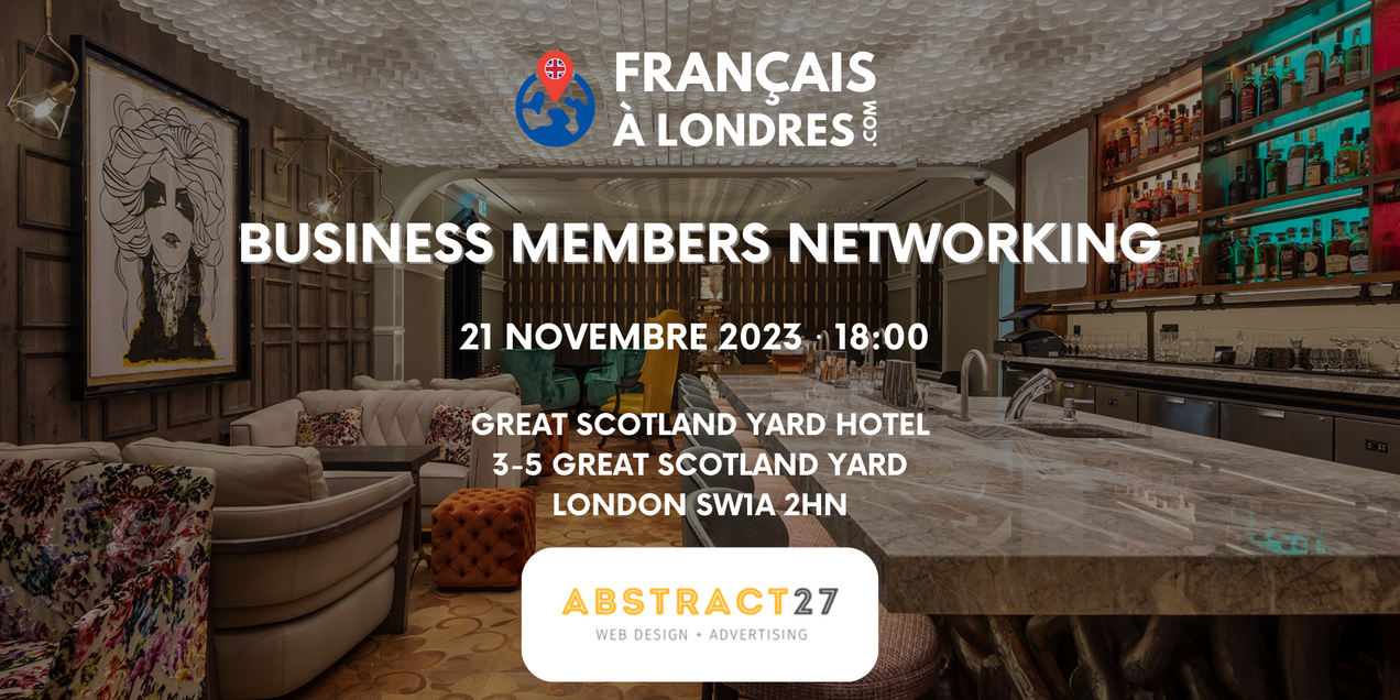 Mardi 21 Novembre 2023 - Soirée des partenaires