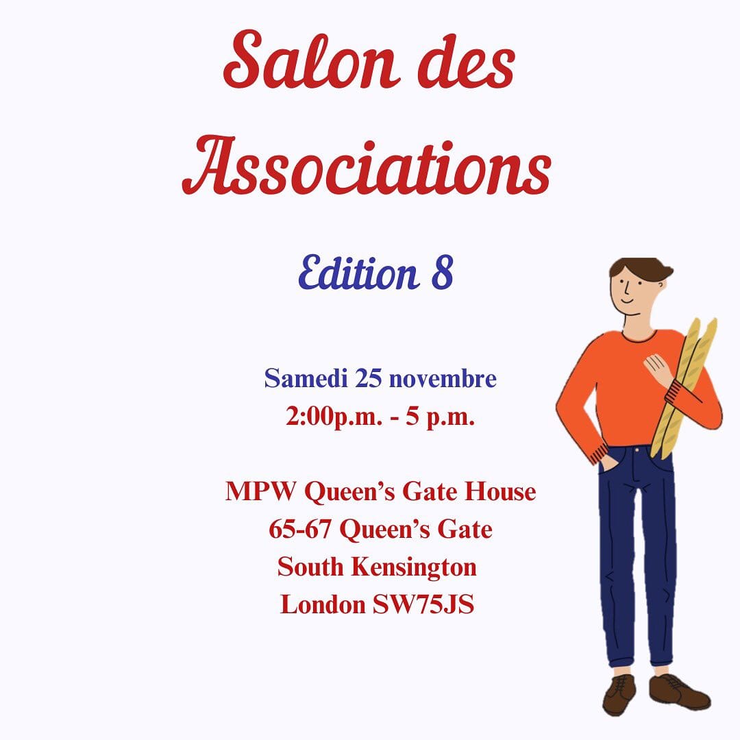Le Salon des Associations : 8ème édition à Londres le 25 Novembre 2023