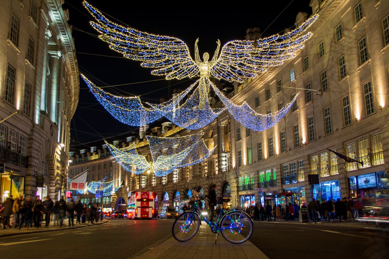 London Bicycle présente le tour féerique des lumières de Noël à Londres à vélo