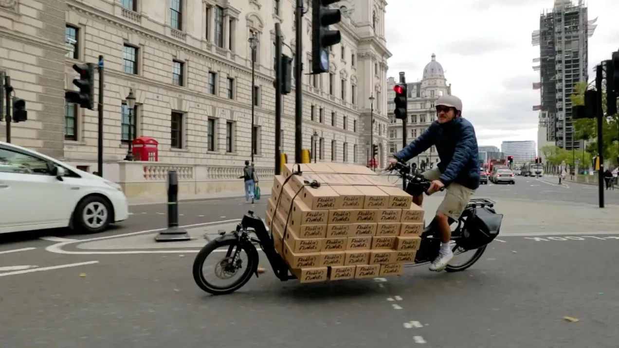 A Londres, des entreprises se mettent au vélo cargo