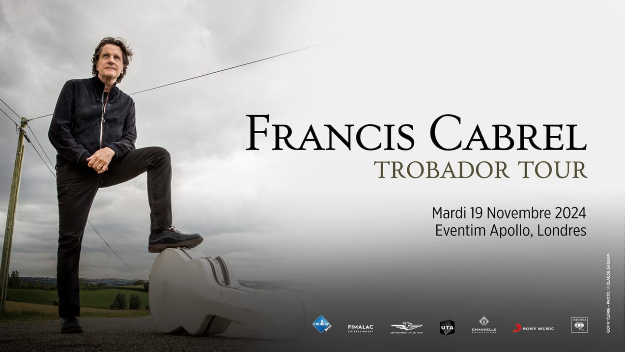 Francis Cabrel - Affiche Trobador Tour