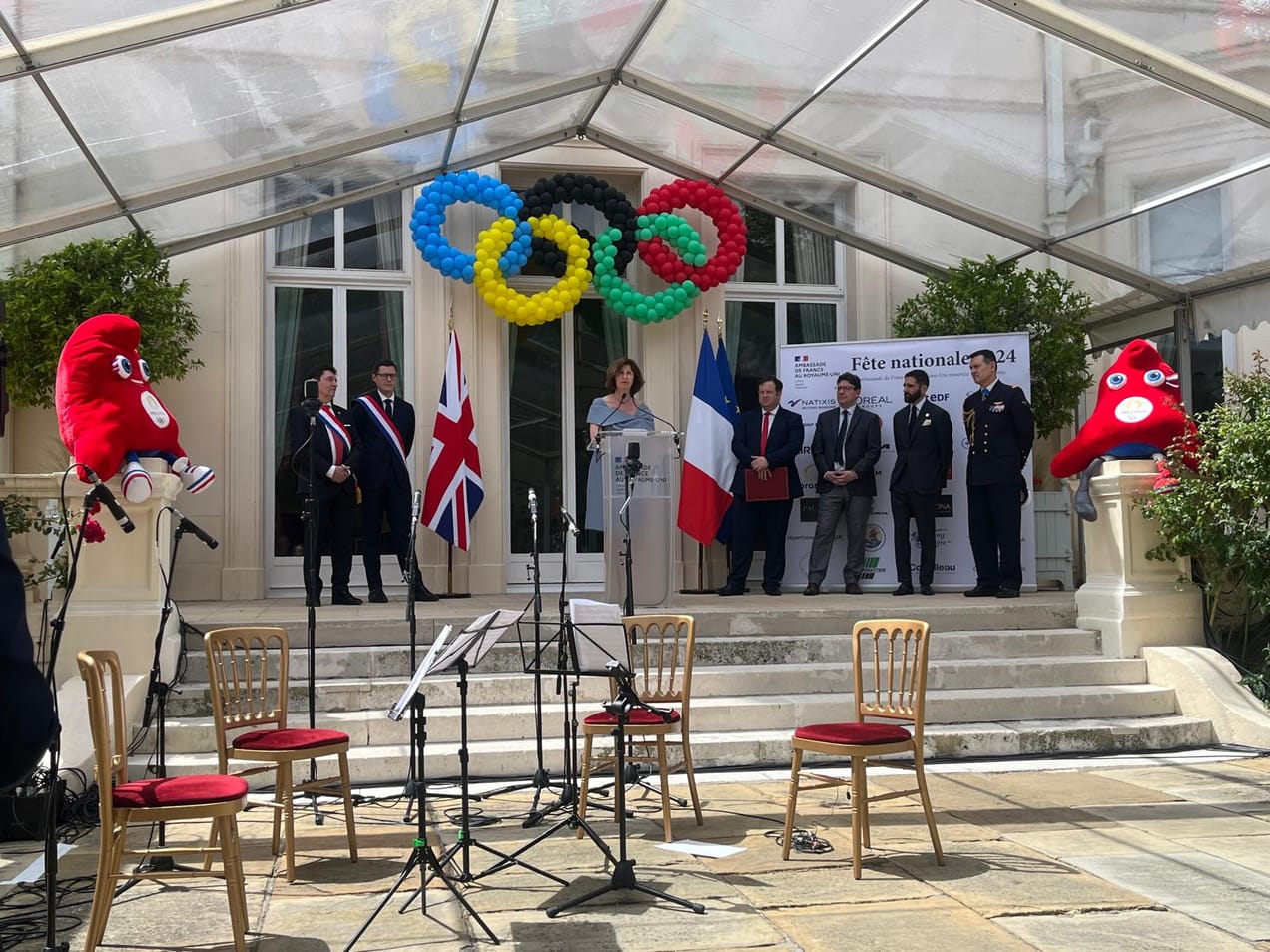 La Fête Nationale française célébrée à la Résidence de France à Londres