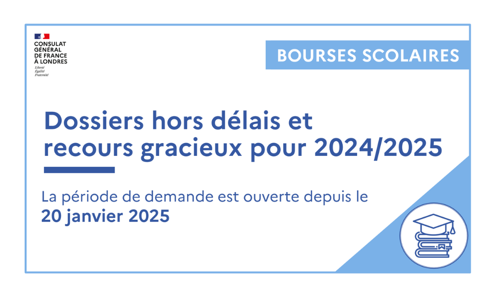 Bourses scolaires 2024/2025 : Nouvelles modalités pour les demandes hors délais et recours