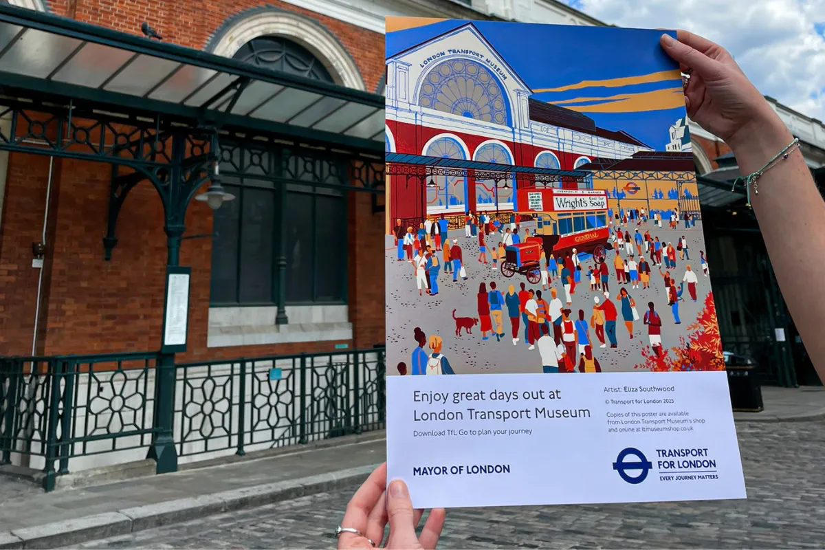 Les nouvelles affiches d'art contemporain dans le métro londonien : quand l'art français inspire le design britannique