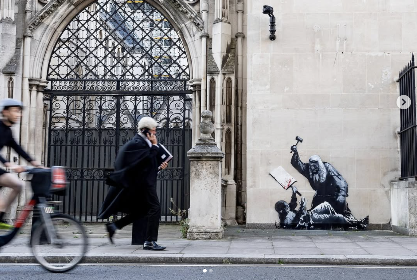 Royaume-Uni: un nouveau Banksy apparaît après les arrestations de militants propalestiniens