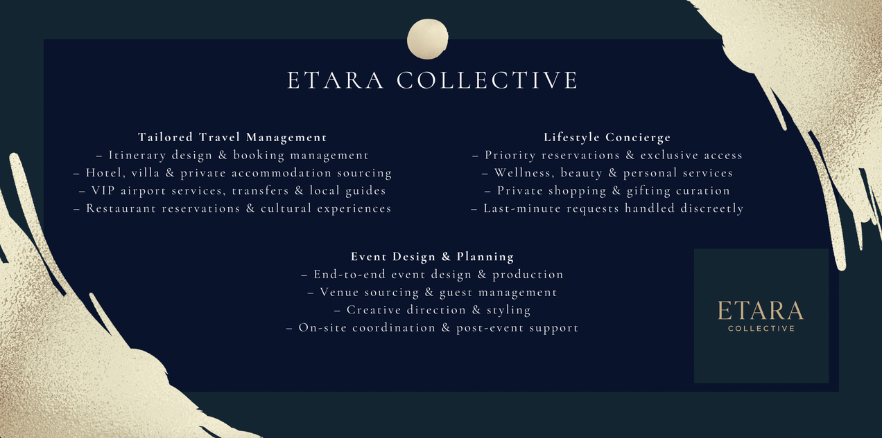 ETARA Collective – Travel, Lifestyle & Event Consultancy
