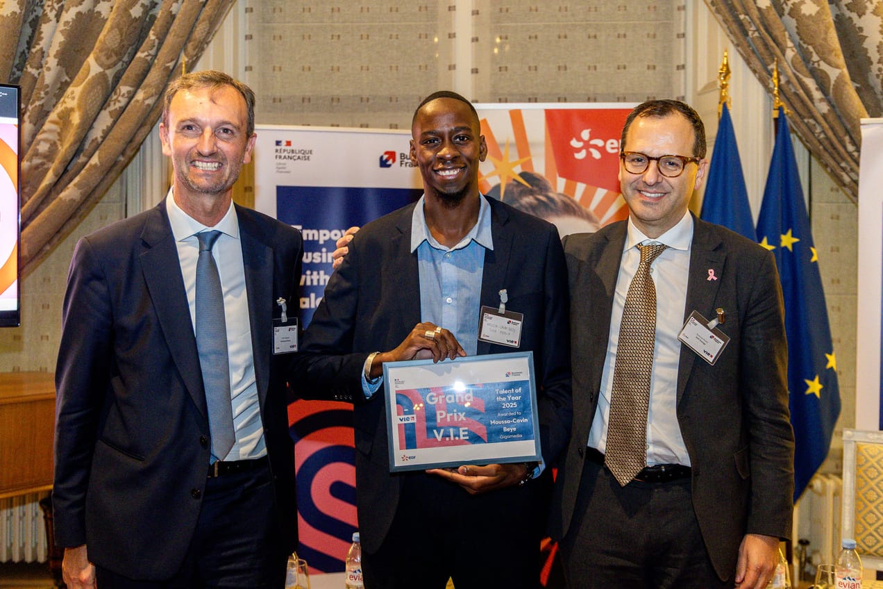 Business France célèbre les V.I.E à Londres : Moussa-cavin Beye remporte le Grand Prix 2025