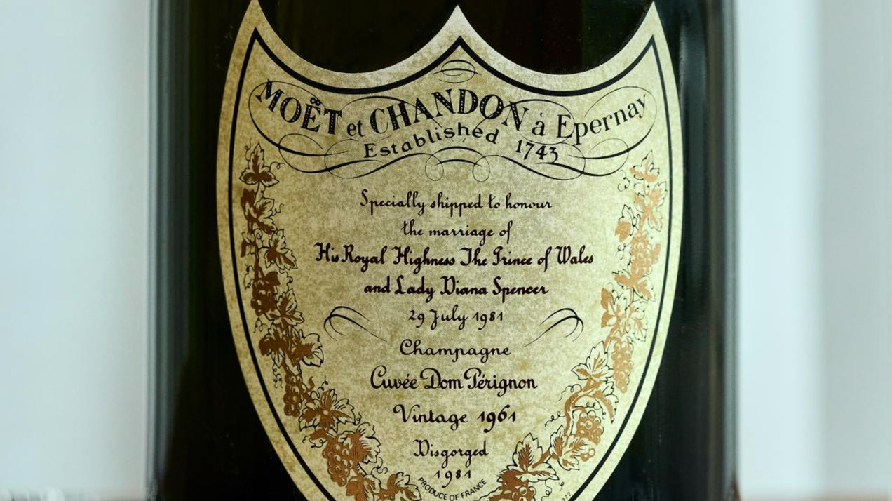 Un champagne du mariage de Diana et Charles vendu aux enchères pour 80 000 euros