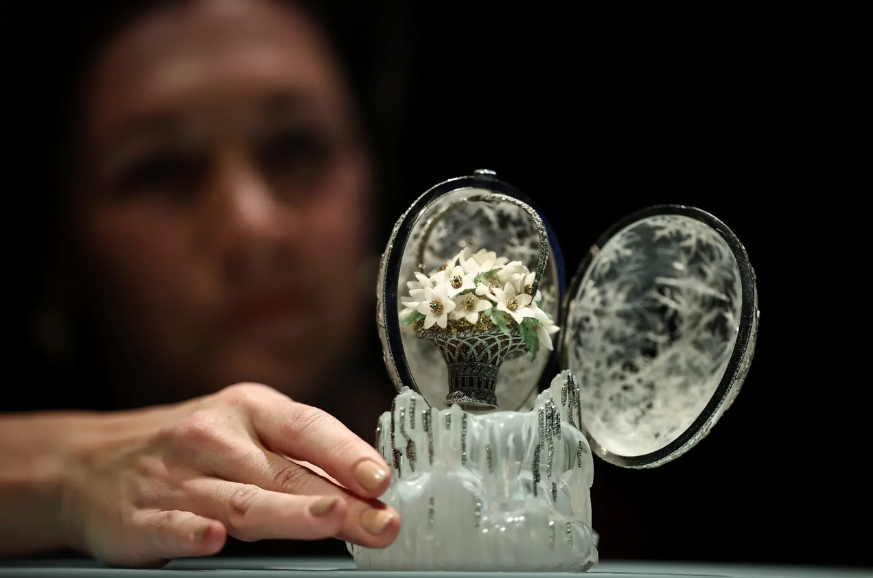 L'Œuf d'Hiver Fabergé bat tous les records : 26 millions d'euros à Londres