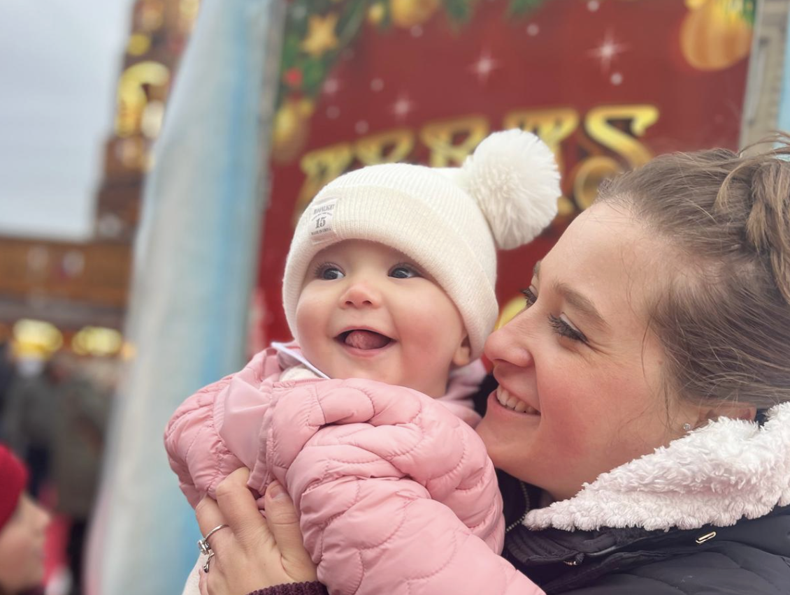 Professional maternity nurse supporting parents and families