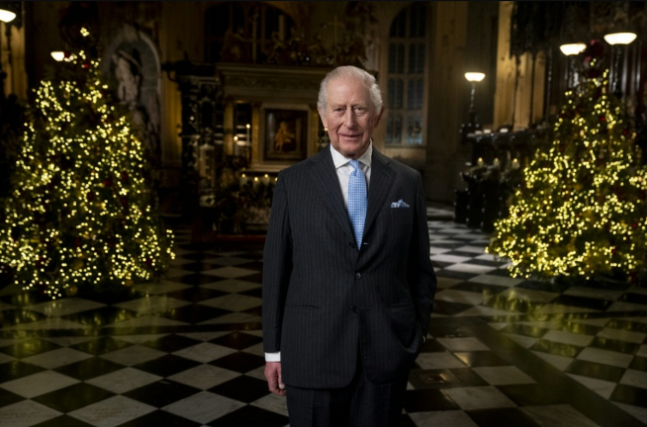 Charles III lors de son message de Noël 2025