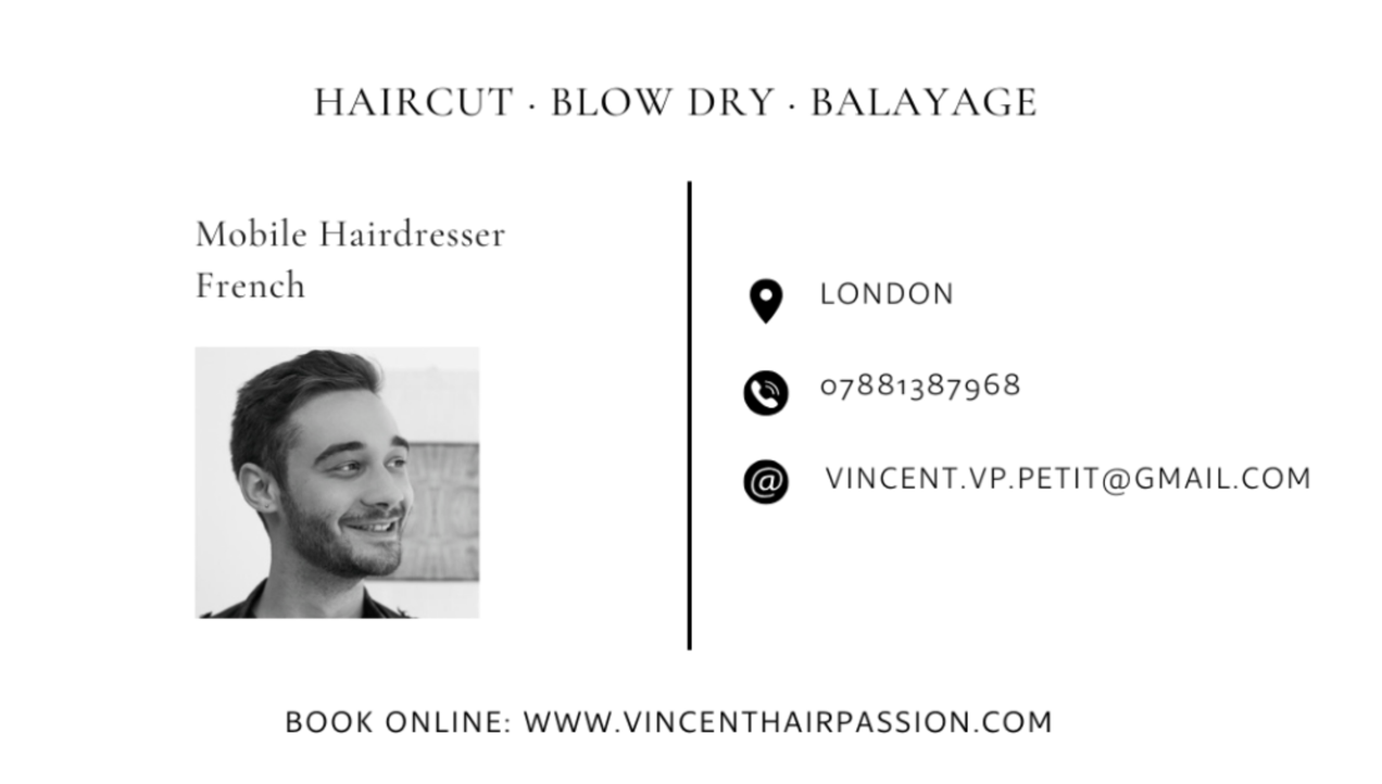 Vincent Hair Passion Coiffeur à domicile