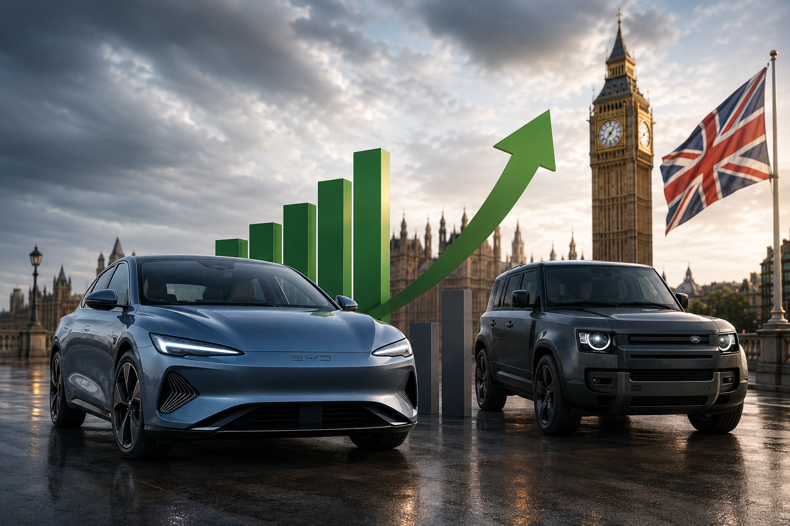 BYD dépasse Land Rover : le tournant électrique chinois au UK