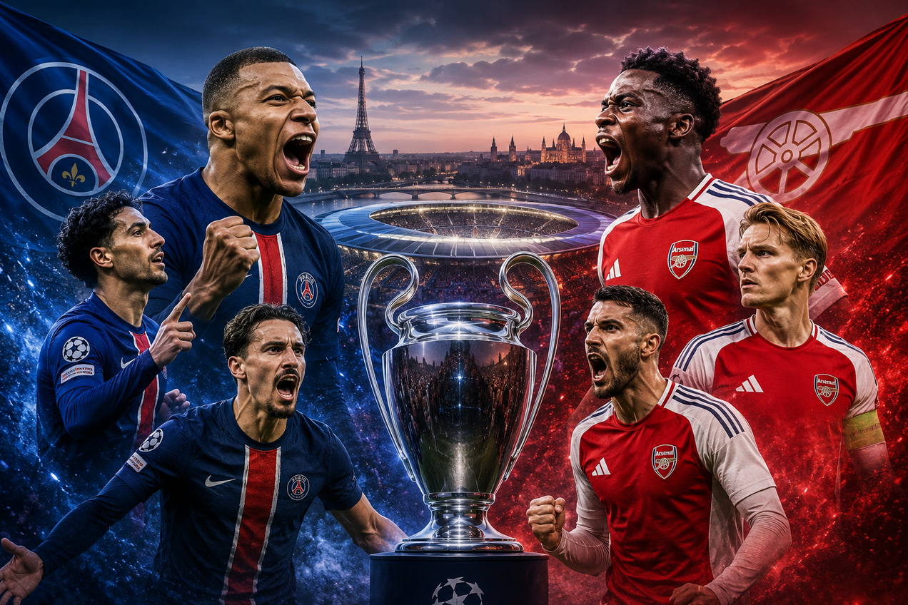 PSG grand favori face à Arsenal en finale de LDC
