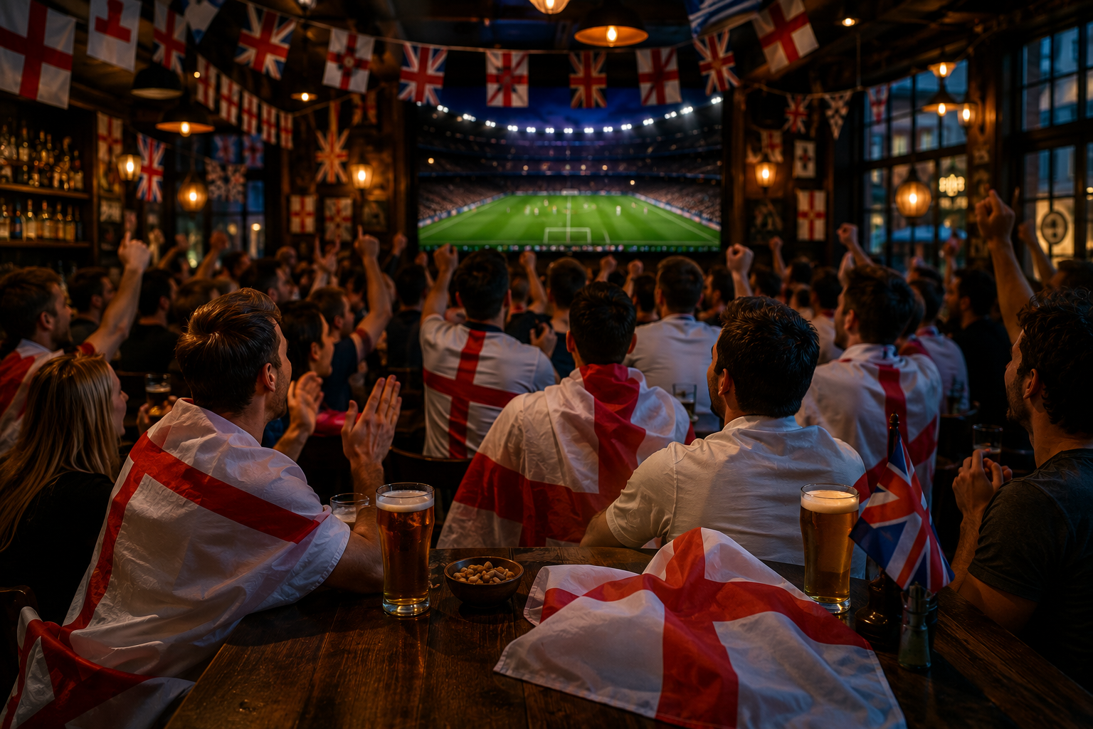 Coupe du monde 2026 : les pubs UK pris d'assaut pour Angleterre-Croatie
