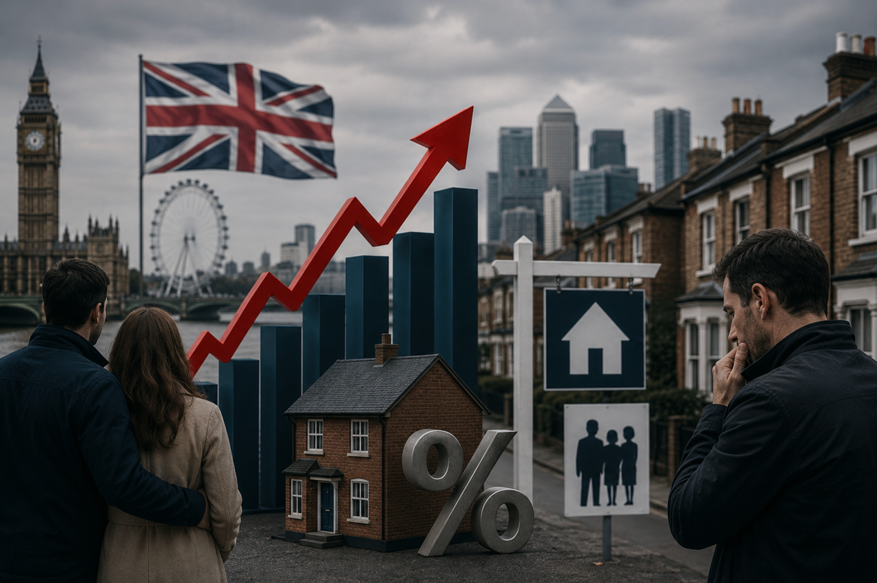 Immobilier UK : taux élevés et crise pour les acheteurs