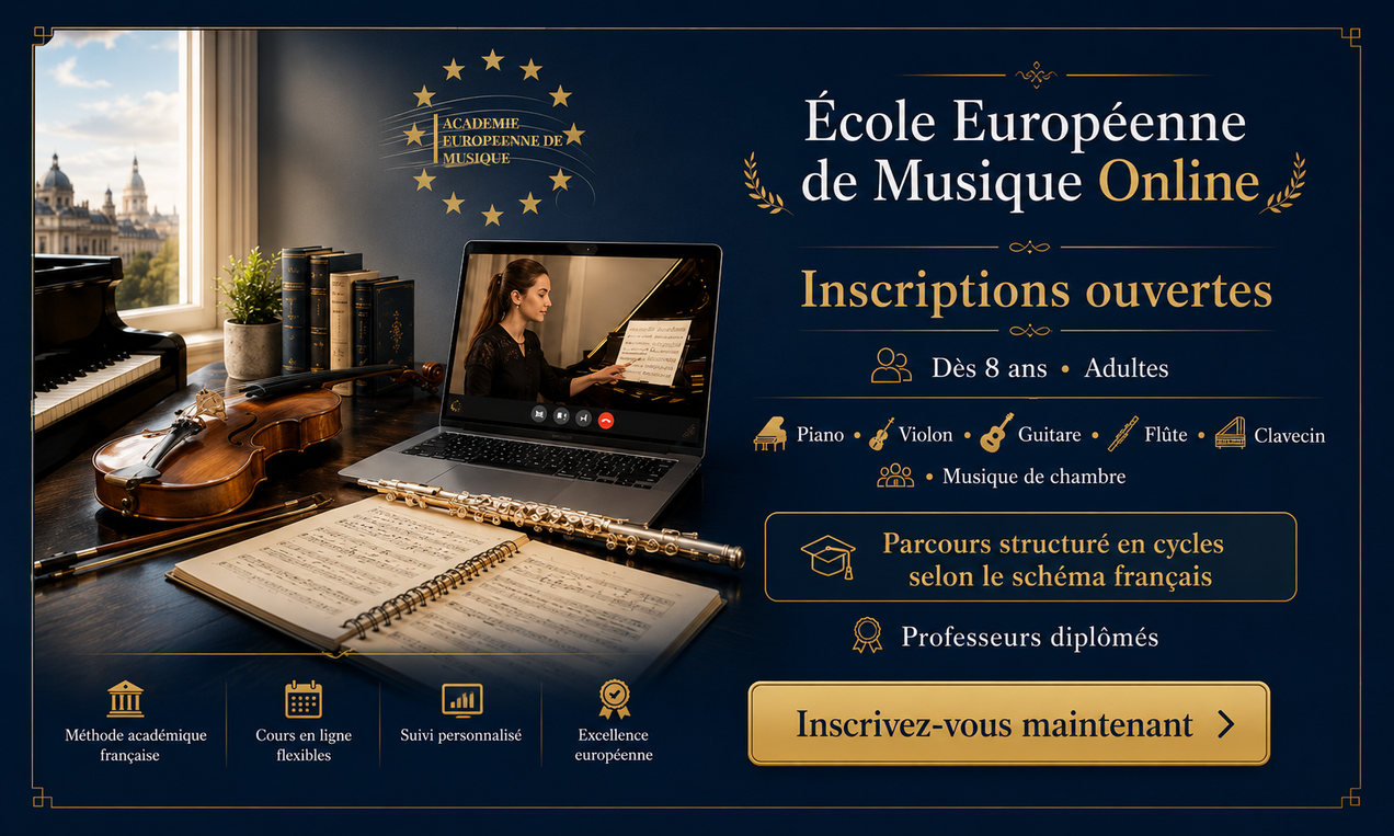 Académie et Ecole Européenne de Musique Online