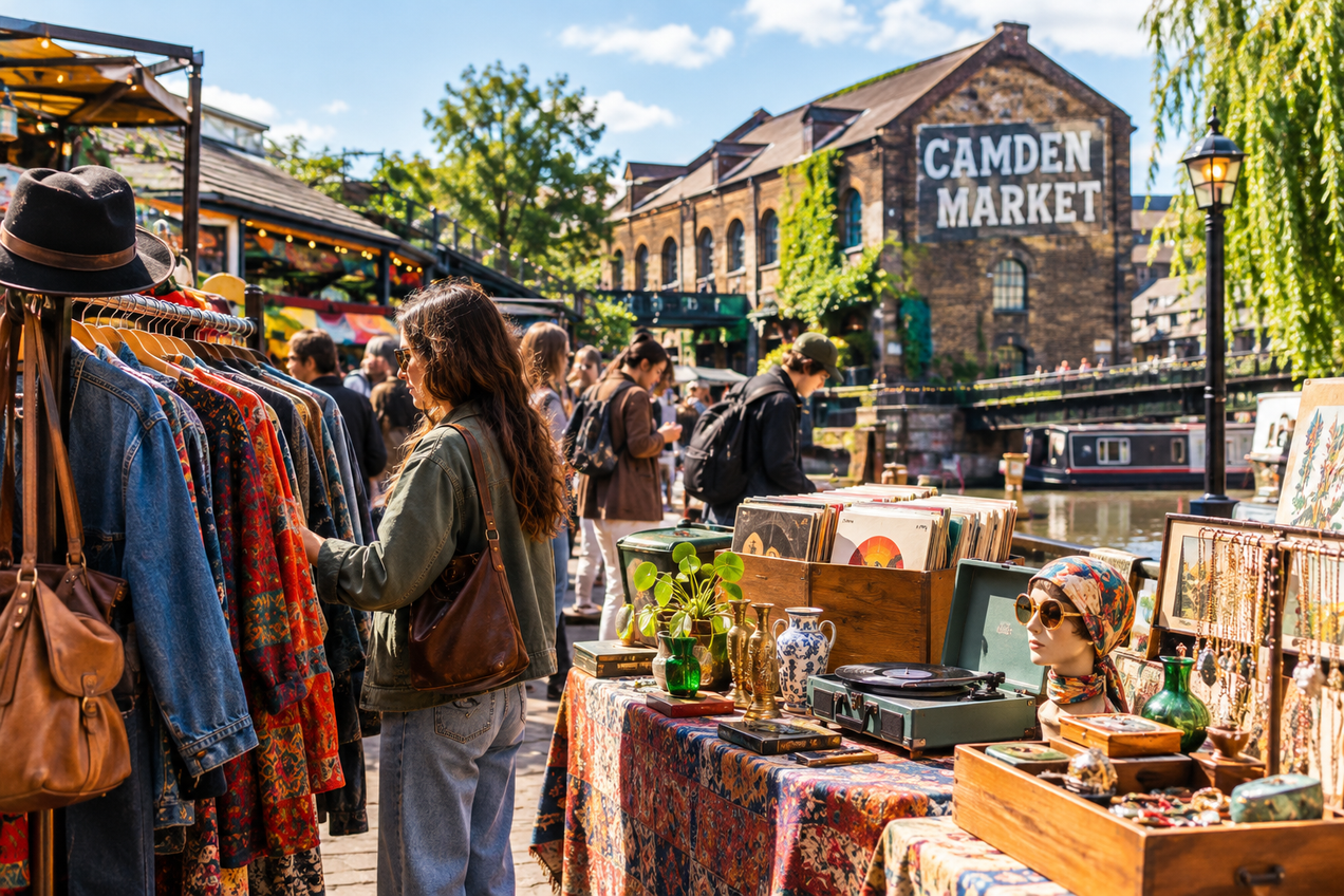 Camden market lance un vide-grenier vintage gratuit chaque samedi