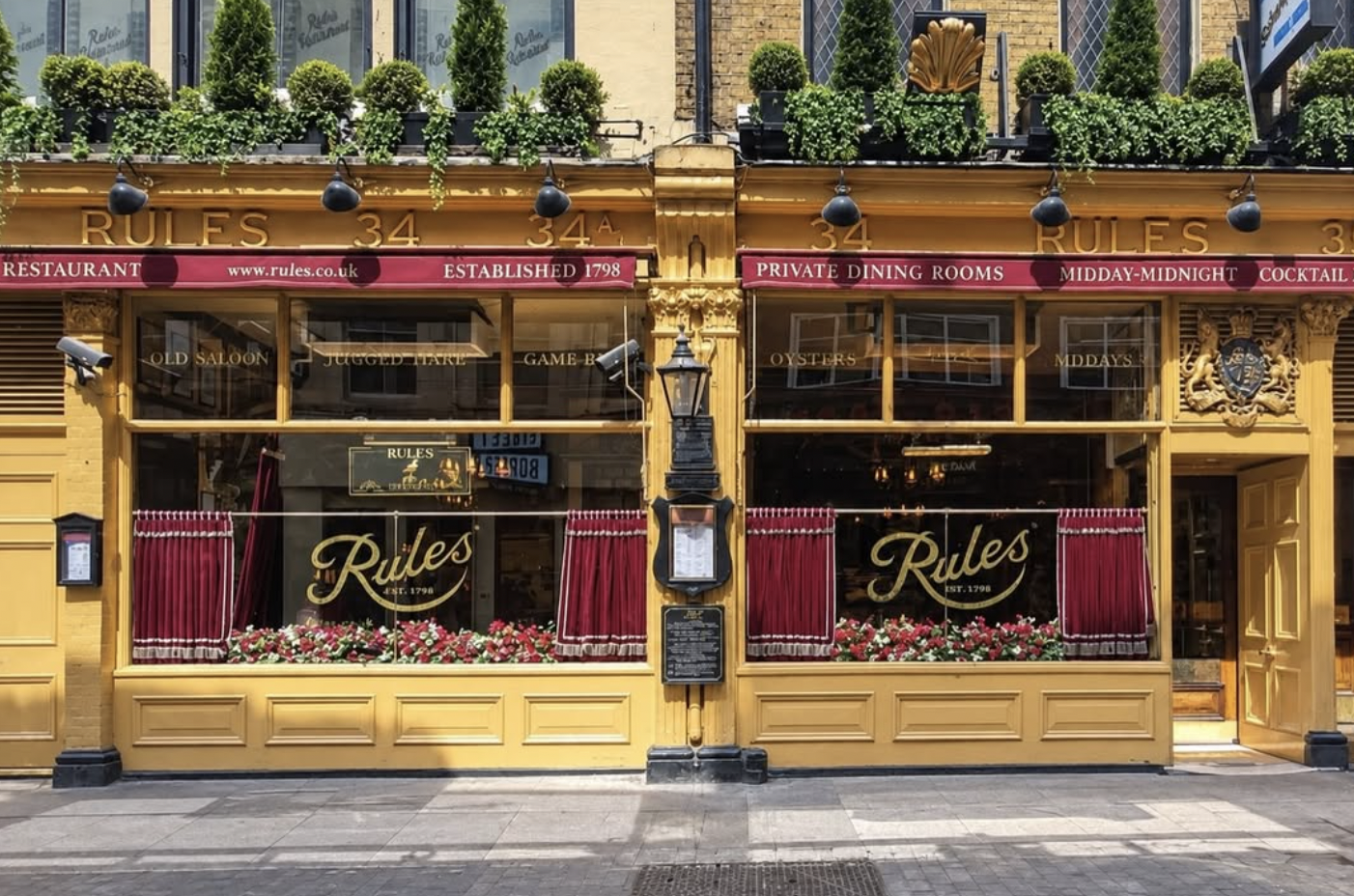 Rules, doyen des restaurants londoniens, rejoint le National Trust