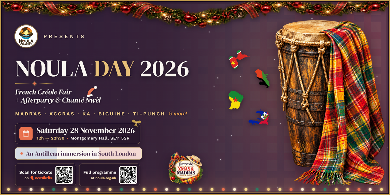 Noula Day 2026 : un Noël créole à Londres (marché, ateliers, Chanté Nwèl & afterparty)
