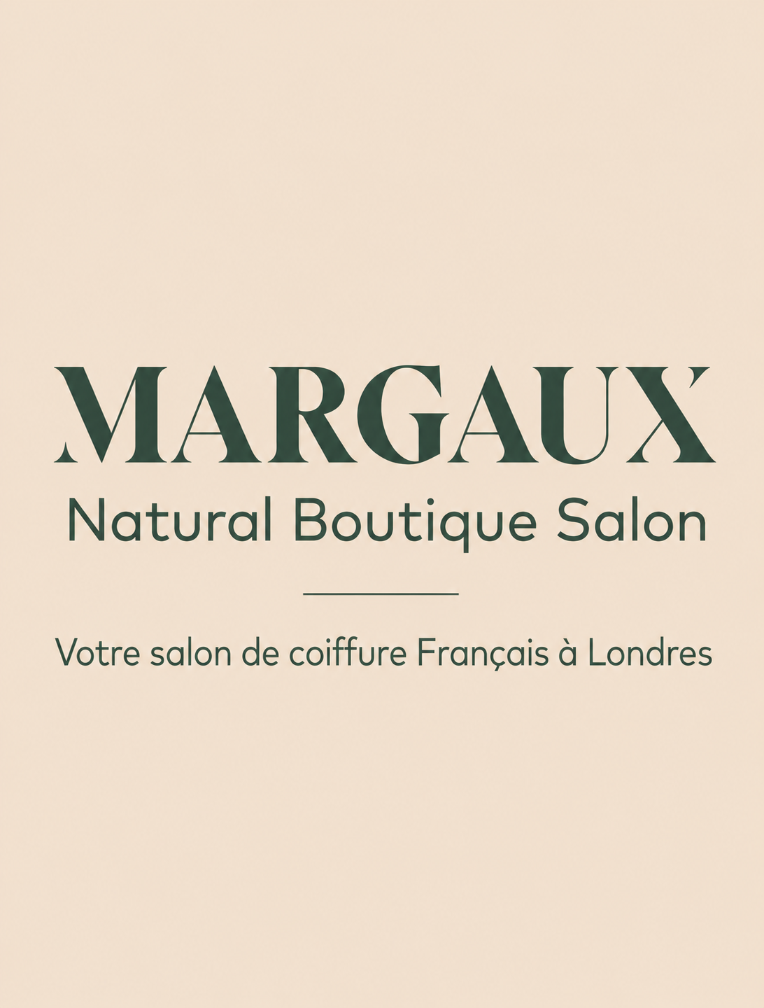 Margaux — Natural Boutique Salon, votre salon de coiffure français à Londres