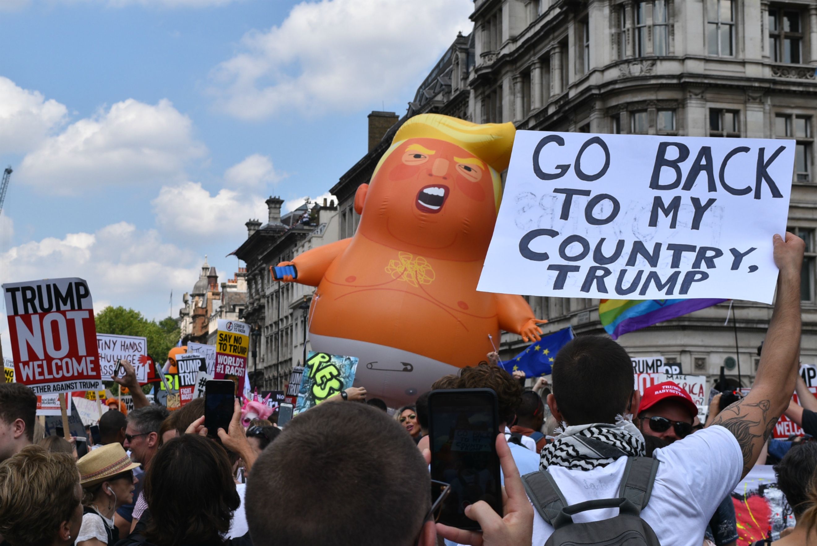 Le "bébé Trump" entre au Museum of London