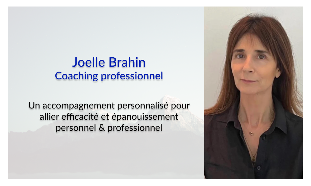 Joelle Brahin - Coaching professionnel