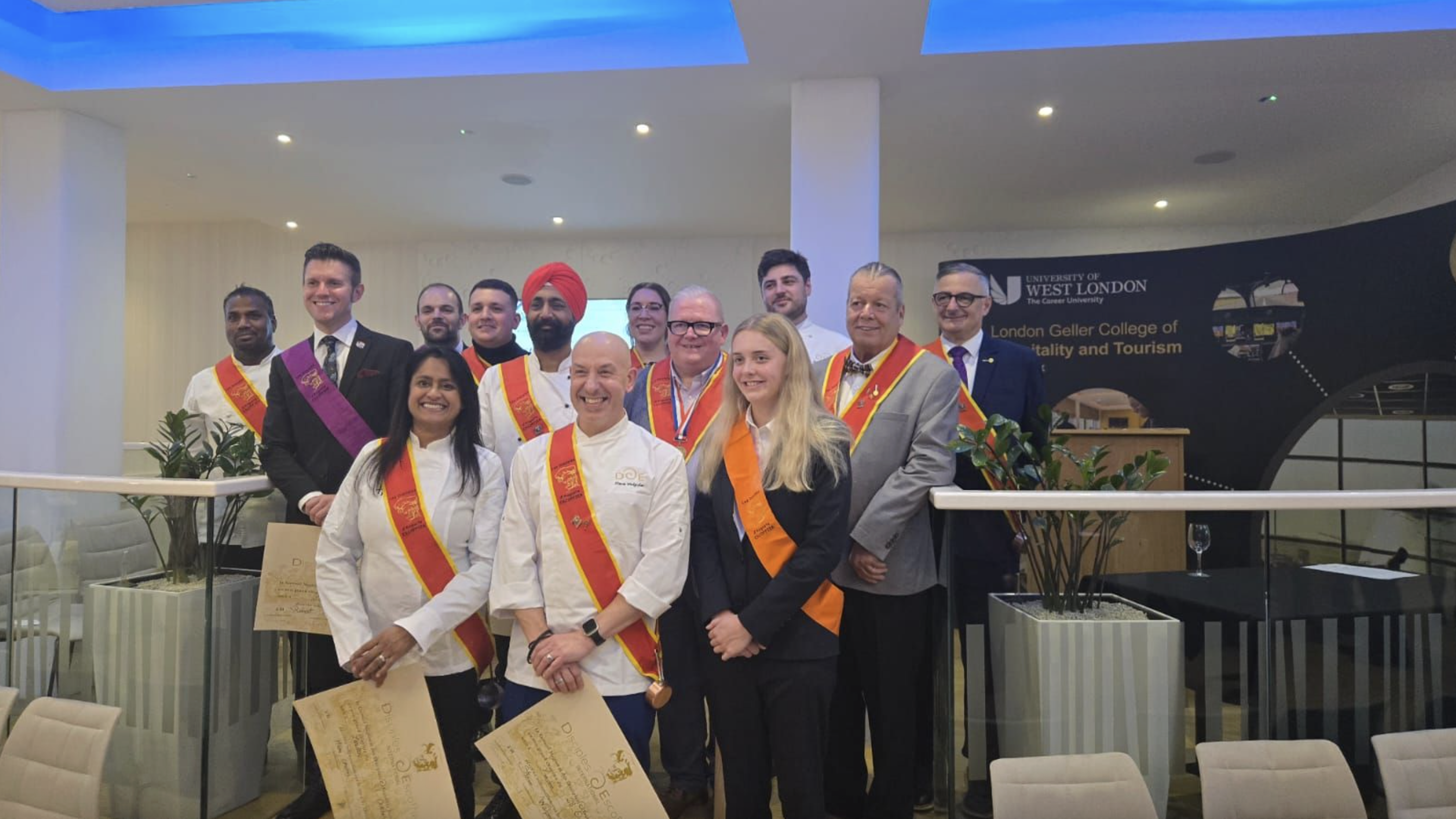 Cérémonie d'exception des Disciples d'Escoffier UK à Londres