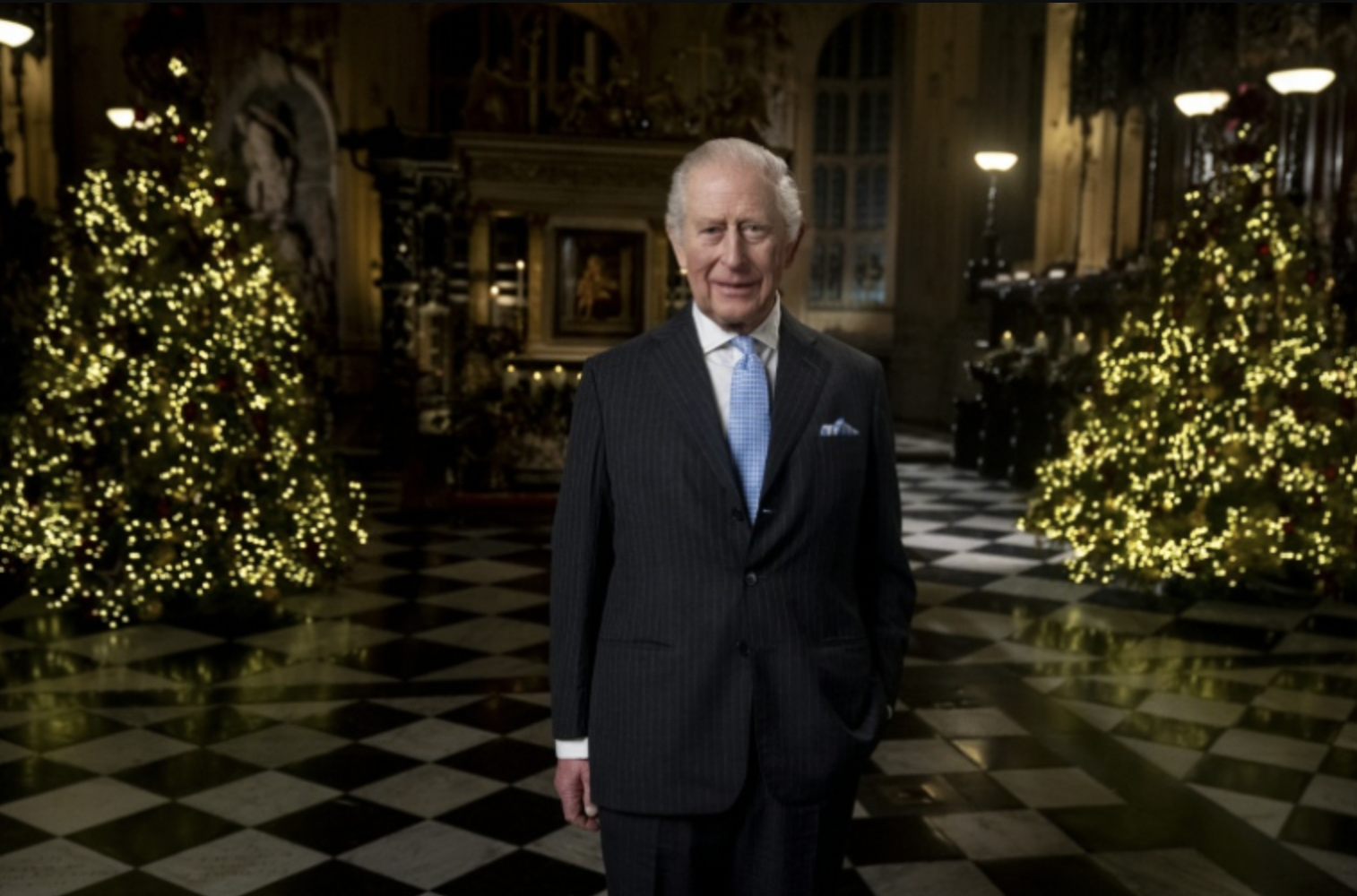 Charles III lors de son message de Noël 2025